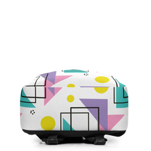 Memphis Colorful Pattern 02 Minimalist Backpack
