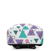 Memphis Colorful Pattern 03 Minimalist Backpack