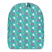 Memphis Colorful Pattern 01 Minimalist Backpac