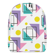 Memphis Colorful Pattern 02 Minimalist Backpack