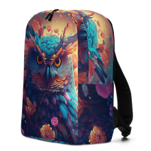 Colorful Owl Art Minimalist Backpack