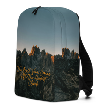 The Best View Comes Minimalist Backpack