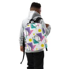 Memphis Colorful Pattern 02 Minimalist Backpack