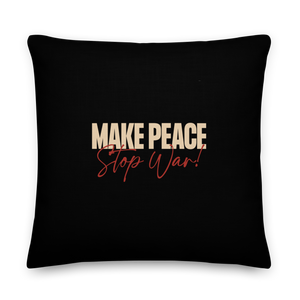 Make Peace Stop War Tank Premium Pillow