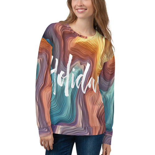 Holiday Wavy Canyon Unisex Sweatshirt
