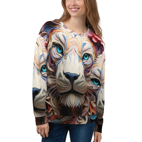 Lion Art All-Over Print Unisex Sweatshirt