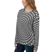 Vertigo Optical Illusion Background Unisex Sweatshirt
