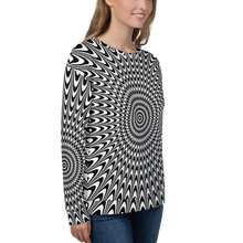Vertigo Optical Illusion Background Unisex Sweatshirt