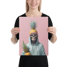 Skull Pineapple Canvas Print