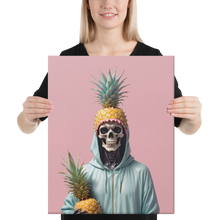 Skull Pineapple Canvas Print