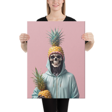 Skull Pineapple Canvas Print