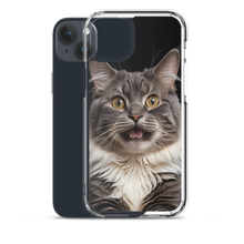 Shocked Cat Face iPhone Case