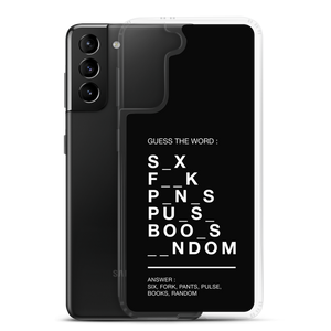 Guess The Word (Funny) Samsung Case