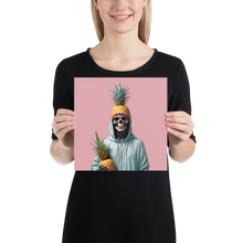 Skull Pineapple Poster Print