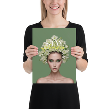 Stay Humble Female Flower Art Poster Print