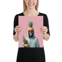 Skull Pineapple Poster Print