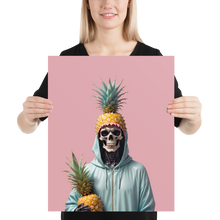 Skull Pineapple Poster Print