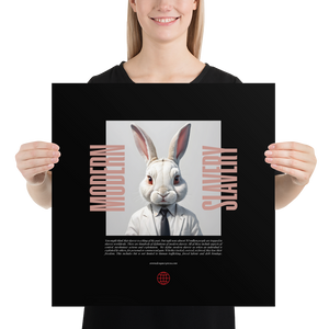 Modern Slavery Poster Print Art