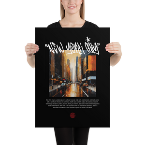 New York City Painting Poster Print Art