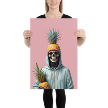 Skull Pineapple Poster Print