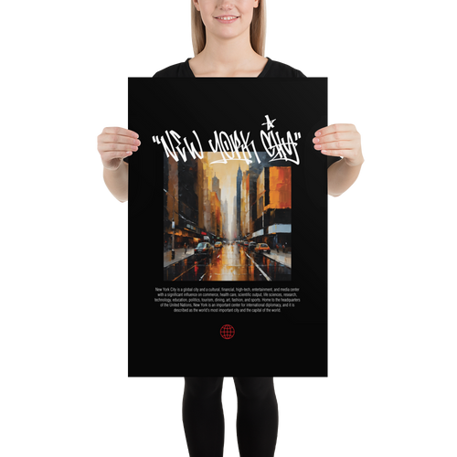 New York City Painting Poster Print Art