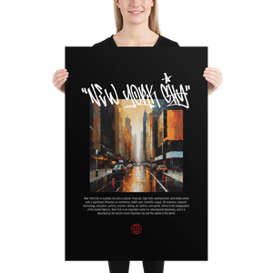New York City Painting Poster Print Art