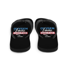 Oxygen is Overrated KWSD Logo Potrait Flip Flops