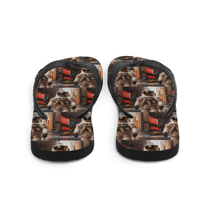 Astronout in the City Flip Flops