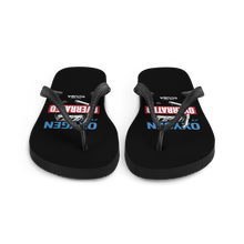 Oxygen is Overrated KWSD Logo Potrait Flip Flops