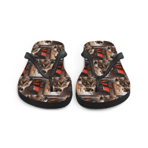 Astronout in the City Flip Flops