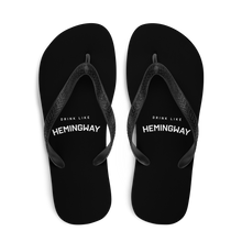 Drink Like Hemingway Flip Flops