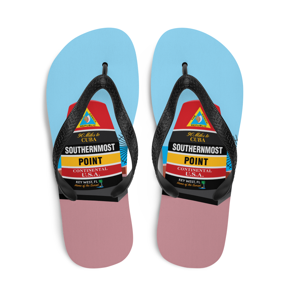 Southernmost Point Flip Flops