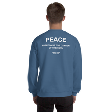 Freedom is the oxygen of the soul Unisex Sweatshirt