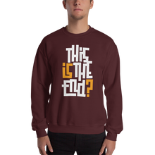IS/THIS IS THE END? White Yellow Unisex Sweatshirt