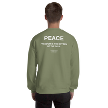 Freedom is the oxygen of the soul Unisex Sweatshirt