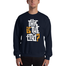 IS/THIS IS THE END? White Yellow Unisex Sweatshirt