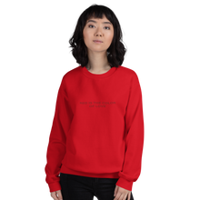 Red is the color of love Unisex Sweatshirt