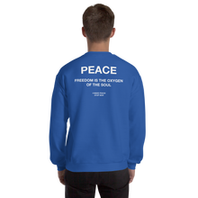 Freedom is the oxygen of the soul Unisex Sweatshirt