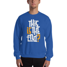 IS/THIS IS THE END? White Yellow Unisex Sweatshirt