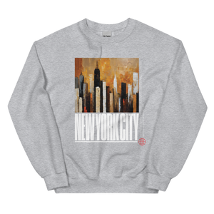 NYC Landscape Painting Unisex Sweatshirt Front Print