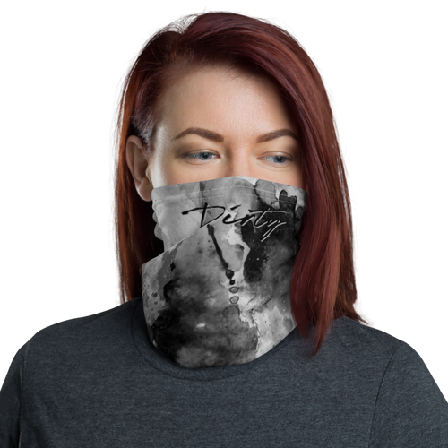 Default Title Dirty Abstract Ink Art Face Mask & Neck by Design Express