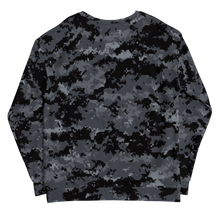 Dark Grey Digital Camouflage Unisex Sweatshirt by Design Express