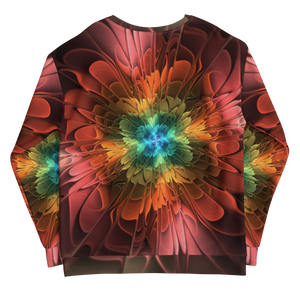 Abstract Flower 03 Unisex Sweatshirt by Design Express
