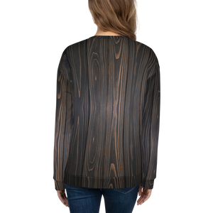 Black Wood Unisex Sweatshirt by Design Express