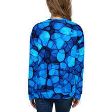 Crystalize Blue Unisex Sweatshirt by Design Express