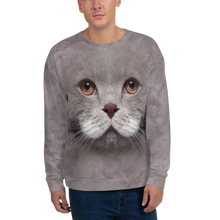 XS Cat "All Over Animal" Unisex Sweatshirt by Design Express