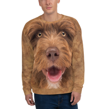 XS Crossbreed Brown "All Over Animal" Unisex Sweatshirt by Design Express