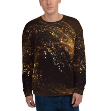 XS Gold Swirl Unisex Sweatshirt by Design Express