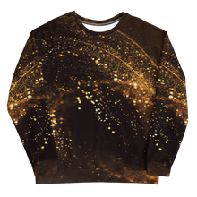 Gold Swirl Unisex Sweatshirt by Design Express