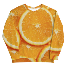 Sliced Orange Unisex Sweatshirt by Design Express